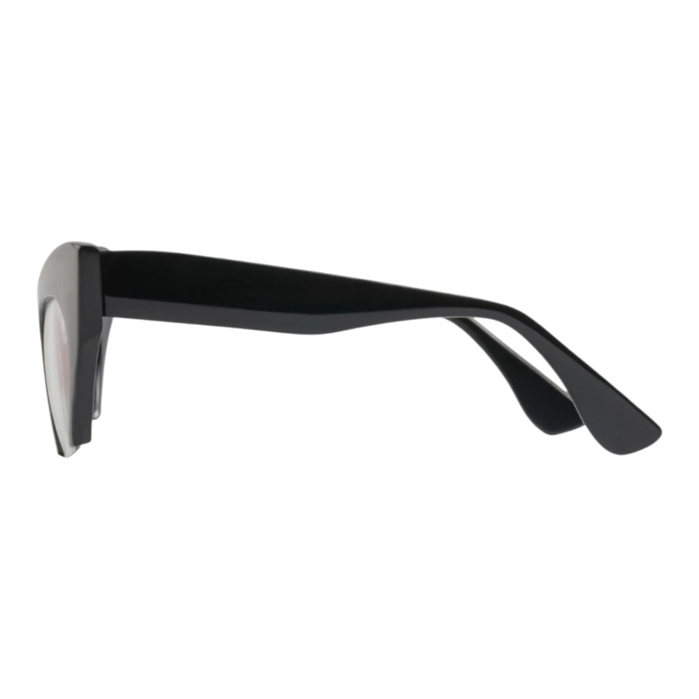 Cat Eye Eyeglasses Womens OS Black New Oversized Winged Blue Light KS1586 - Picture 5 of 7